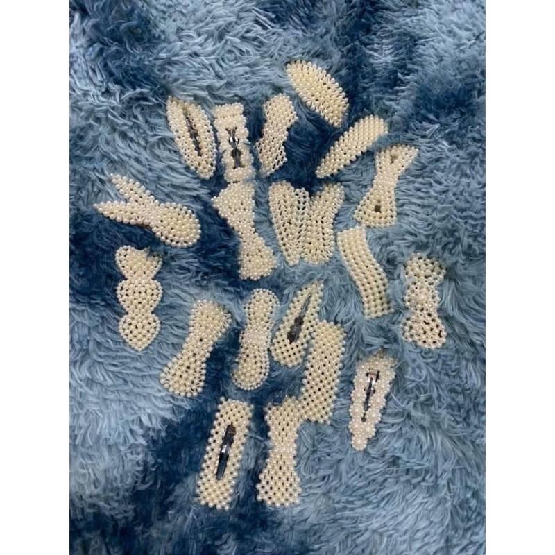 SET 20 KẸP TÓC NGỌC TRAI nhân tạo 20 MÓN SANG CHẢNH