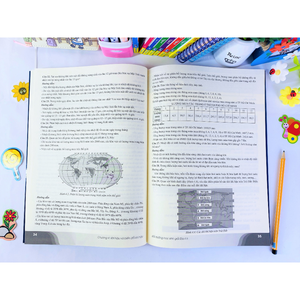 Combo 2 cuốn sách Bồi dưỡng học sinh giỏi Lịch Sử 6 + Địa Lí 6 - Theo chương trình  mới