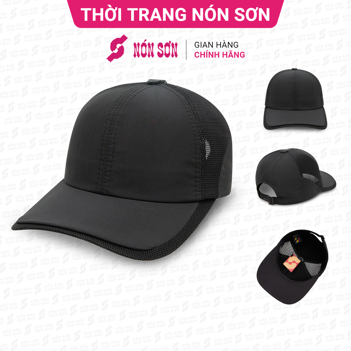 Mũ kết lưỡi trai nam nữ NÓN SƠN chính hãng MC013A-ĐN1