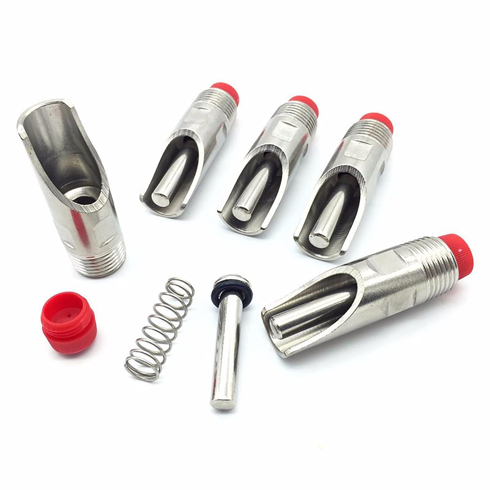 Người uống núm vú tự động Đồ uống tự động Đồ uống gia cầm Uống núm vú tự động Lợn tưới nước làm bằng thép không gỉ, cho lợn nái, heo con, lợn uống, 5 miếng