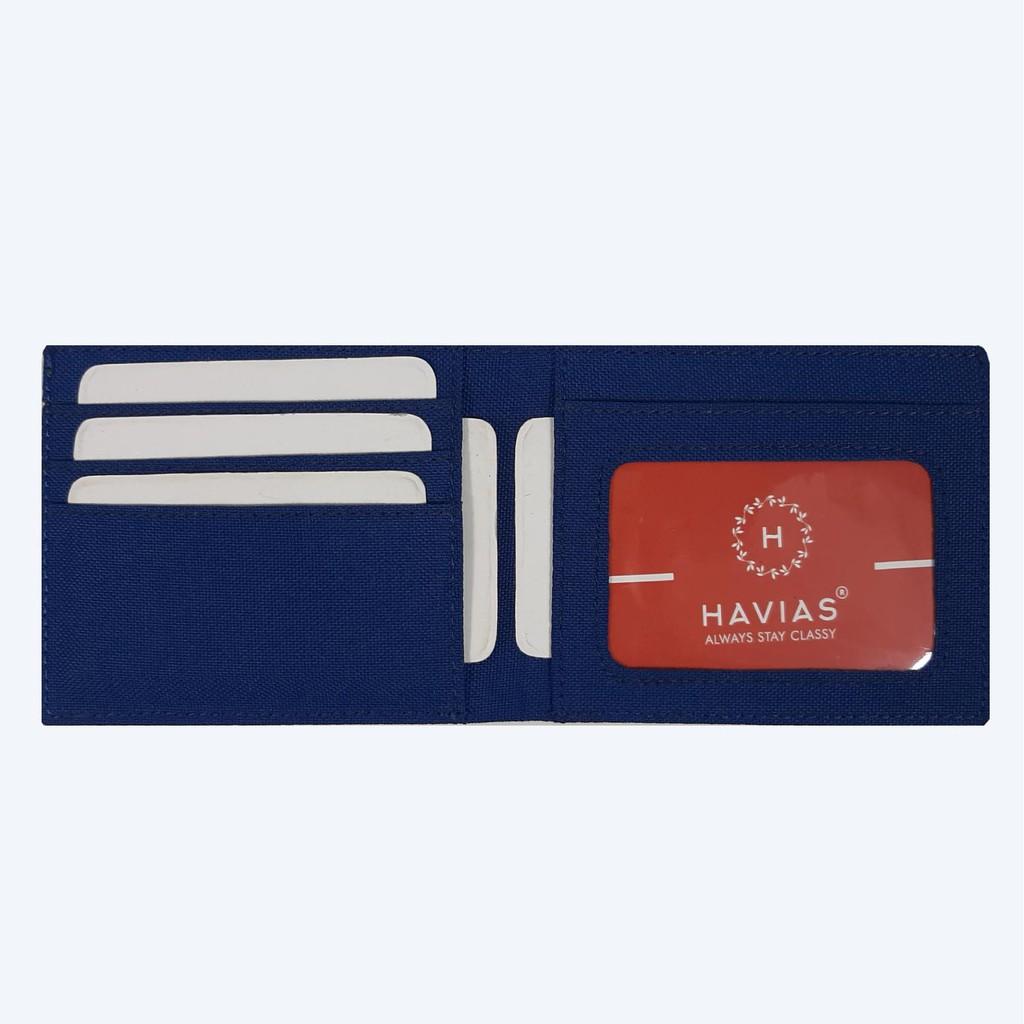 Ví vải Modern Fabric Wallet Xanh Navy HAVIAS