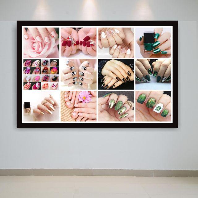 Decal hoặc tấm cứng decal dán tường về nail spa_ ngang 60cm x cao 40cm_DECAL VIP