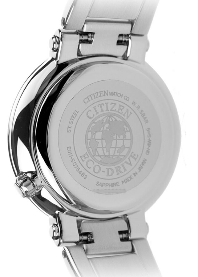 Đồng Hồ Nữ Citizen Dây Thép Không Gỉ EW1790-57E - Mặt Đen (Sapphire)