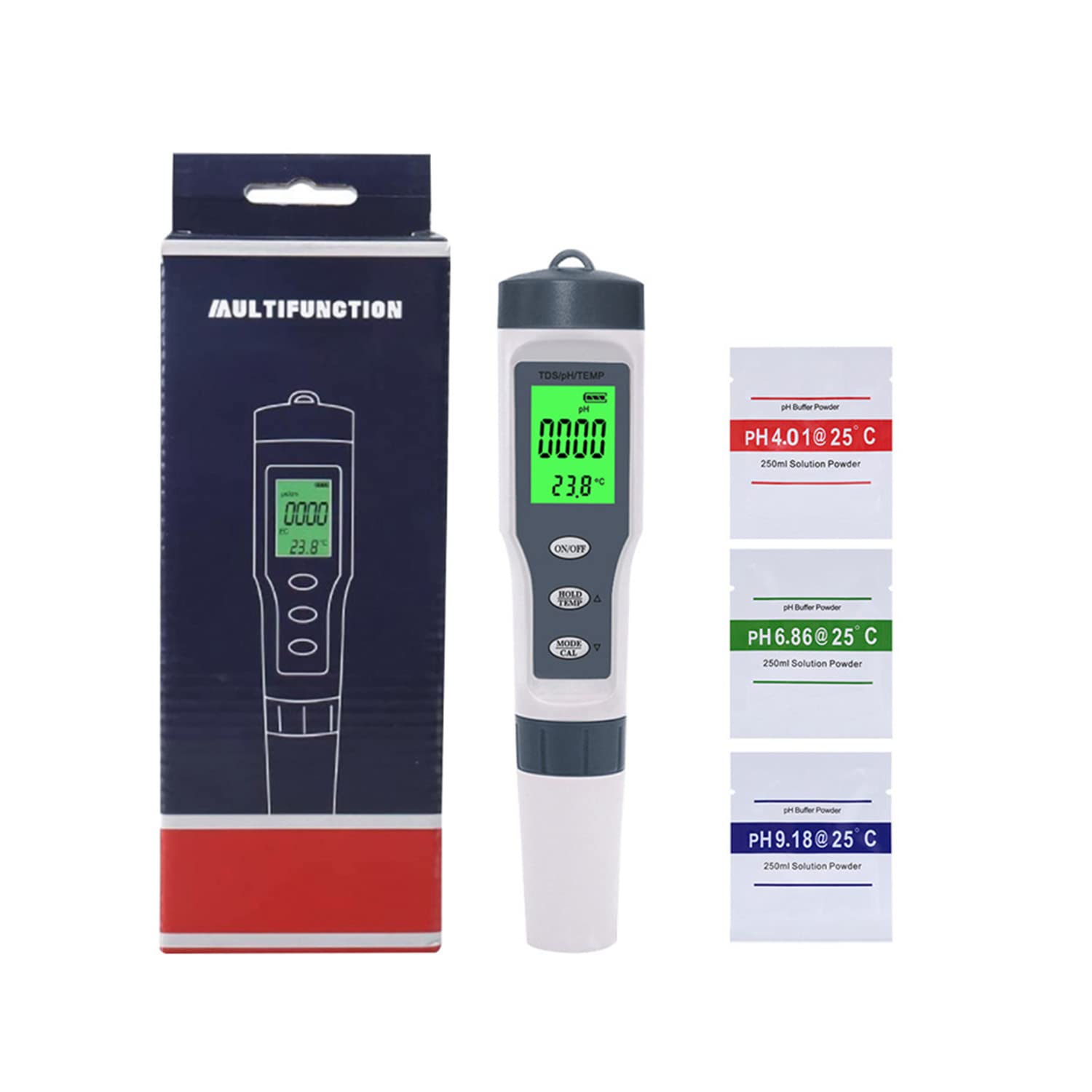 Máy Đo Độ PH/TDS/Nhiệt Độ Nước 3 Trong 1 Noyafa EZ-9901. 3 in 1 Digital PH Meter with TDS/Temp Meter, TDS Water Tester ±0.05 PH High Accuracy with 0-14 PH Measurement Range for Drinking Water, Swimming Pool, Aquarium, Hydroponics.