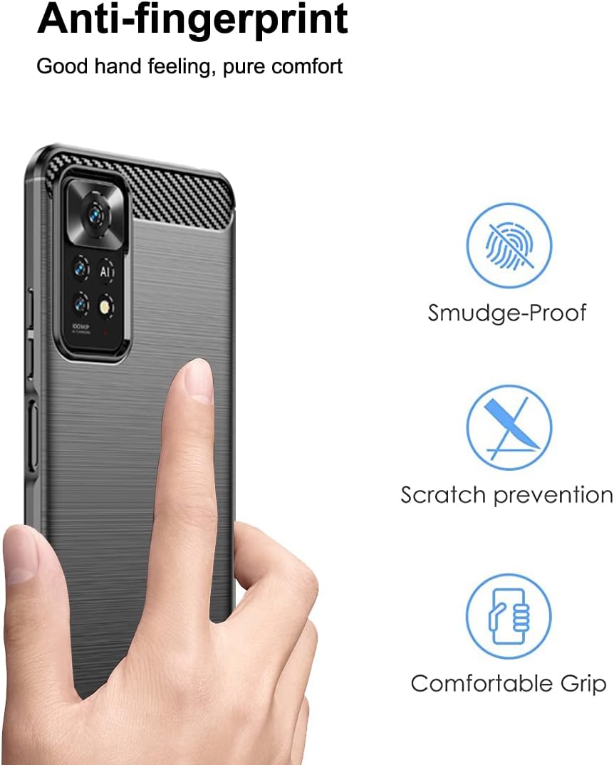 Ốp lưng chống sốc vân kim loại cho Xiaomi Redmi Note 11 Pro 4G / 5G hiệu Likgus - Hàng nhập khẩu