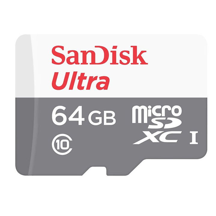 Thẻ nhớ SDHC Sandisk Ultra 64GB tốc độ 100MB/s UHS-I hàng chính hãng