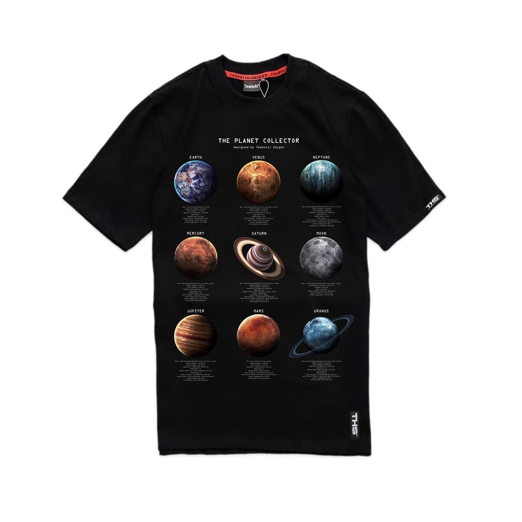 Áo Thun Unisex TeeHolic In Hình Ngân Hà THS Màu Đen Và Trắng