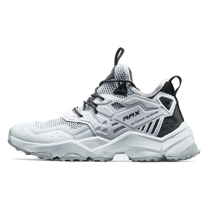 Rax đàn ông đi bộ giày mùa xuân mùa hè săn bắn giày thể thao ngoài trời thoáng khí cho nam giới Color: white Shoe Size: 46
