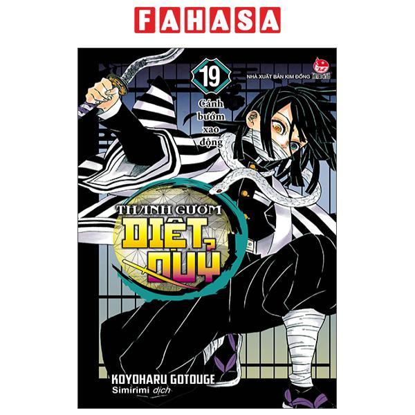 Sách - Thanh Gươm Diệt Quỷ - Kimetsu No Yaiba - Tập 19 - Cánh Bướm Xao Động (Tái Bản 2025)