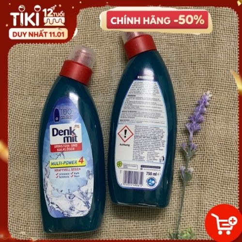 Nước tẩy rửa nhà vệ sinh 750ml, WC-Reiniger Urinstein-und Kalklöser, MuLti Power 4.