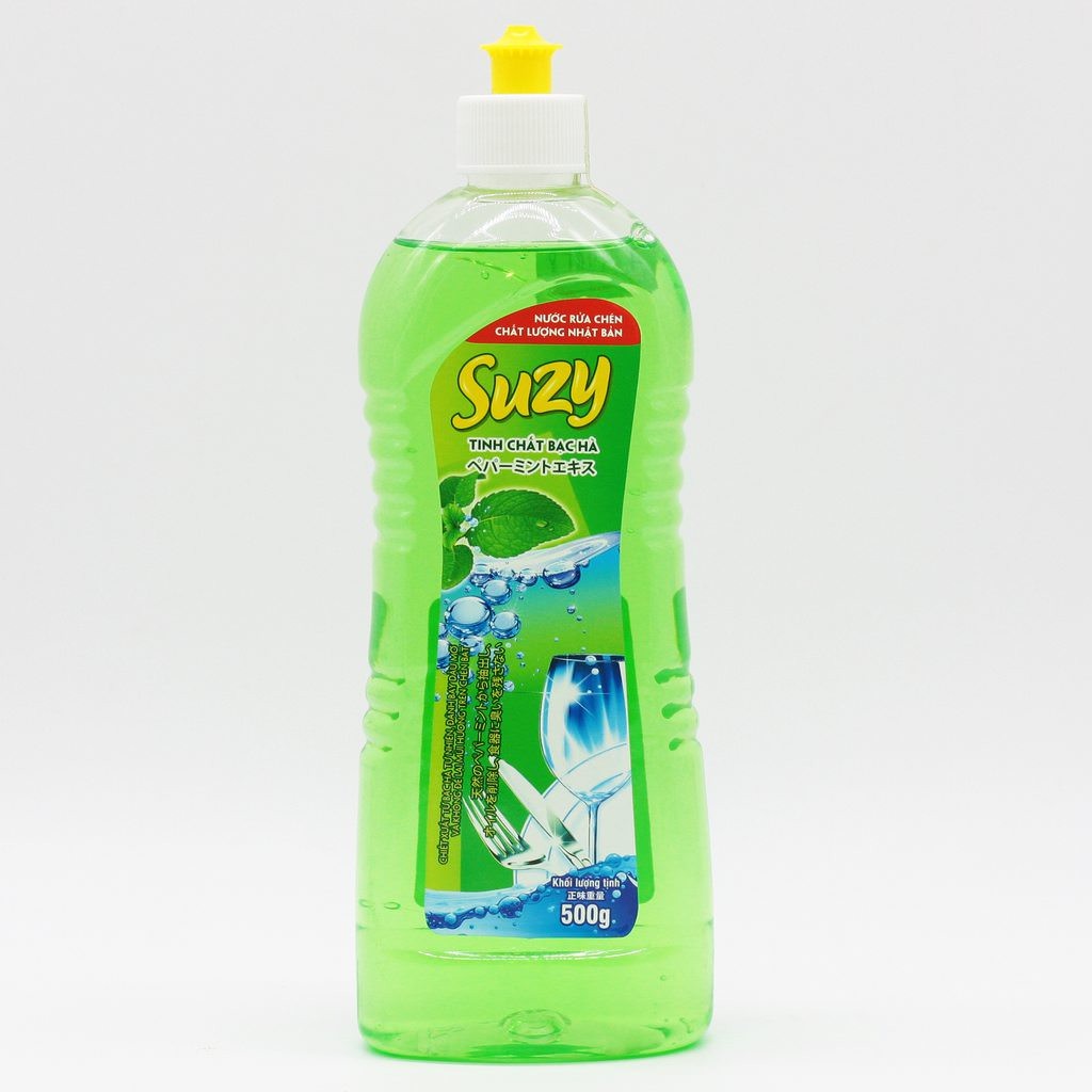 Nước rửa chén Suzy bạc hà 500g