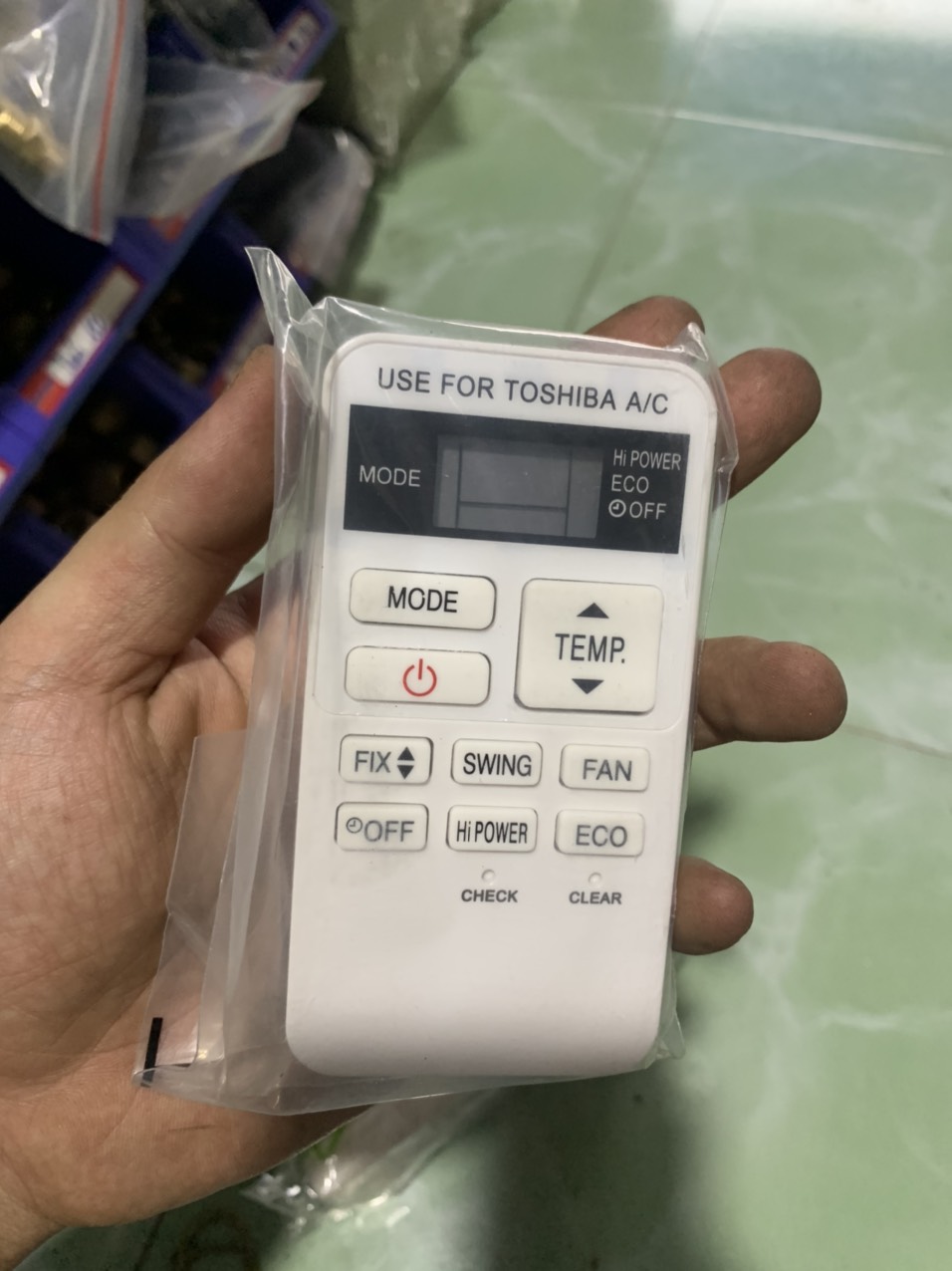REMOTE ĐIỀU KHIỂN DÀNH CHO MÁY LẠNH ĐIỀU HOÀ TOSHIBA