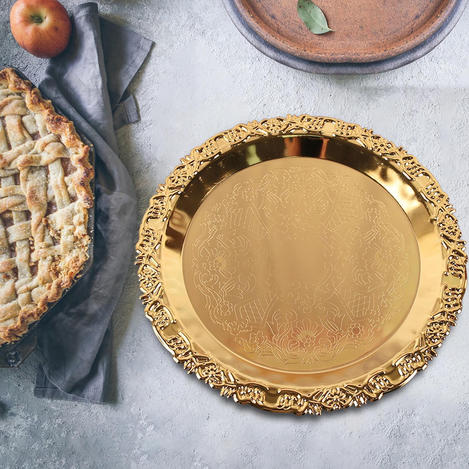 Cake Dishes Retro Trinket Dish Cake Display Boards for Home Photography Tray Prop