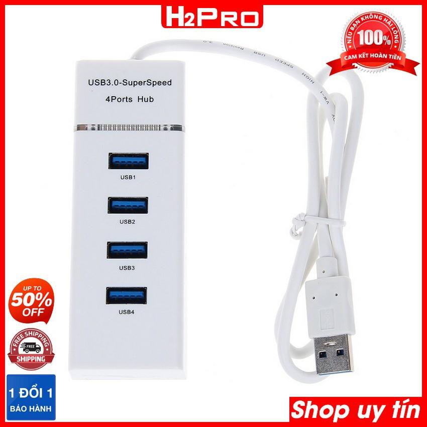 Bộ chia 4 cổng USB 3.0 H2PRO, dây dài 30cm, truyền tải tốc độ cao 5GBPS