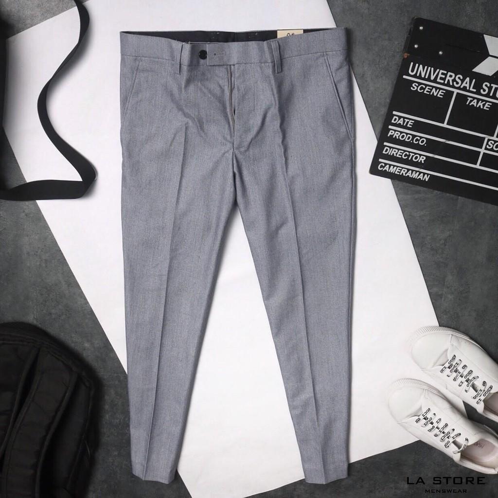 Quần âu nam - Quần vải nam slim crop nhiều màu - Shop LASTORE