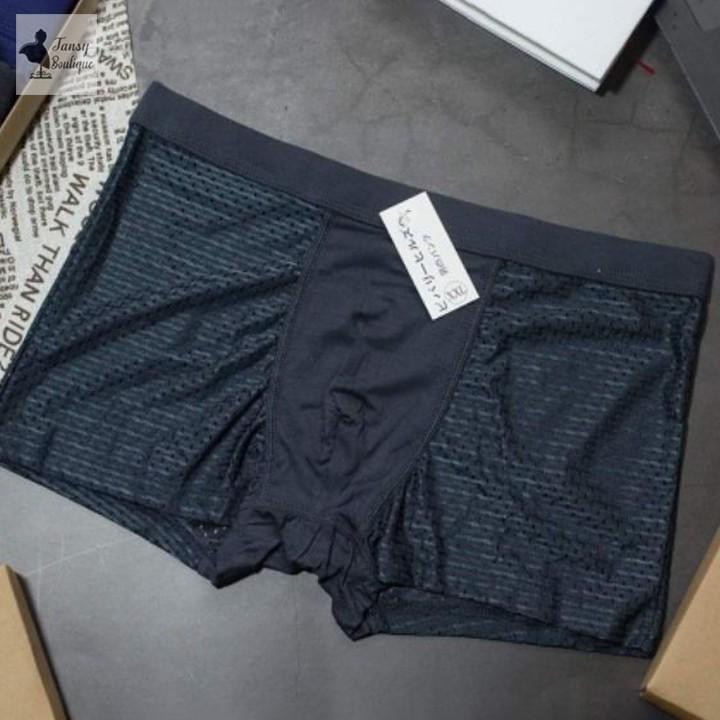 Bộ 4 Sịp Đùi Boxer Thông Hơi Cao Cấp Dành Cho Nam