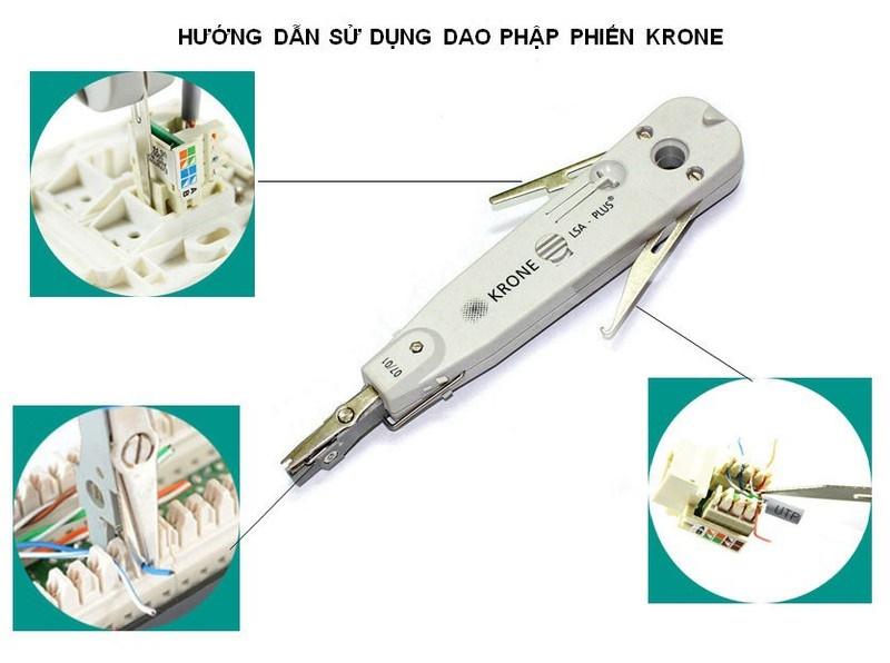Dao nhấn dây cáp mạng Krone