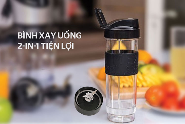 Máy Xay Sinh Tố Đa Năng Sunhouse SHD5340B - Hàng chính hãng