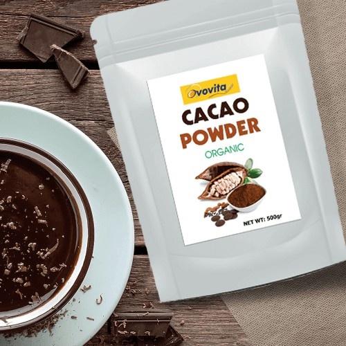 Bột Cacao Sữa Ovovita Túi Zip 500gr. Bột Chất Lượng Cao, Có Sẵn Giao Ngay.