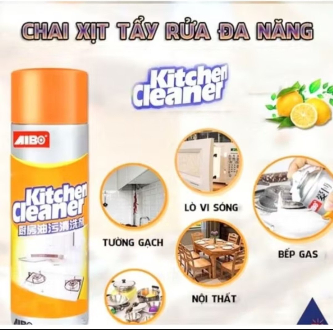 CHAI DUNG DỊCH XỊT TẨY RỬA VỆ SINH LÀM SẠCH HẾT VẾT BẨN NHÀ BẾP CAO CẤP