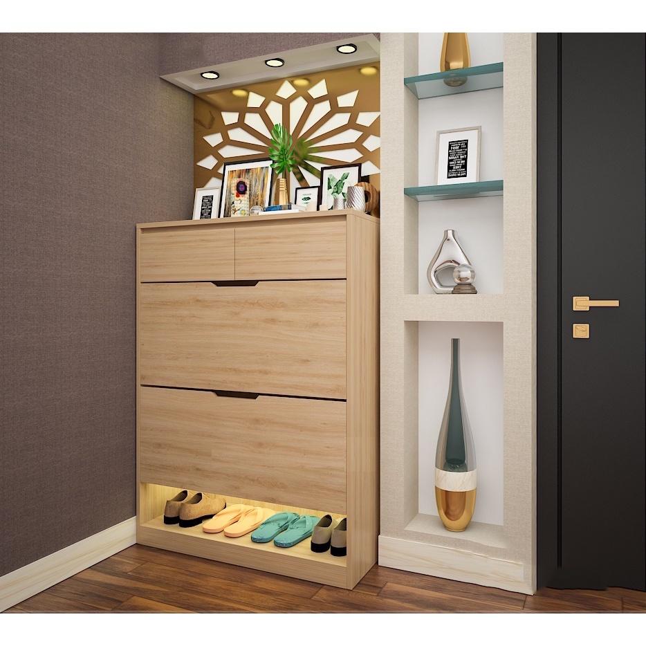 Tủ giày dép 9 tầng Rộng 80 x Cao 120 x Sâu 30cm