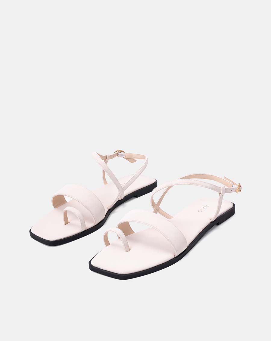 Giày Sandal Nữ 1cm Thời Trang JUNO Phối Quai Chéo SD01114