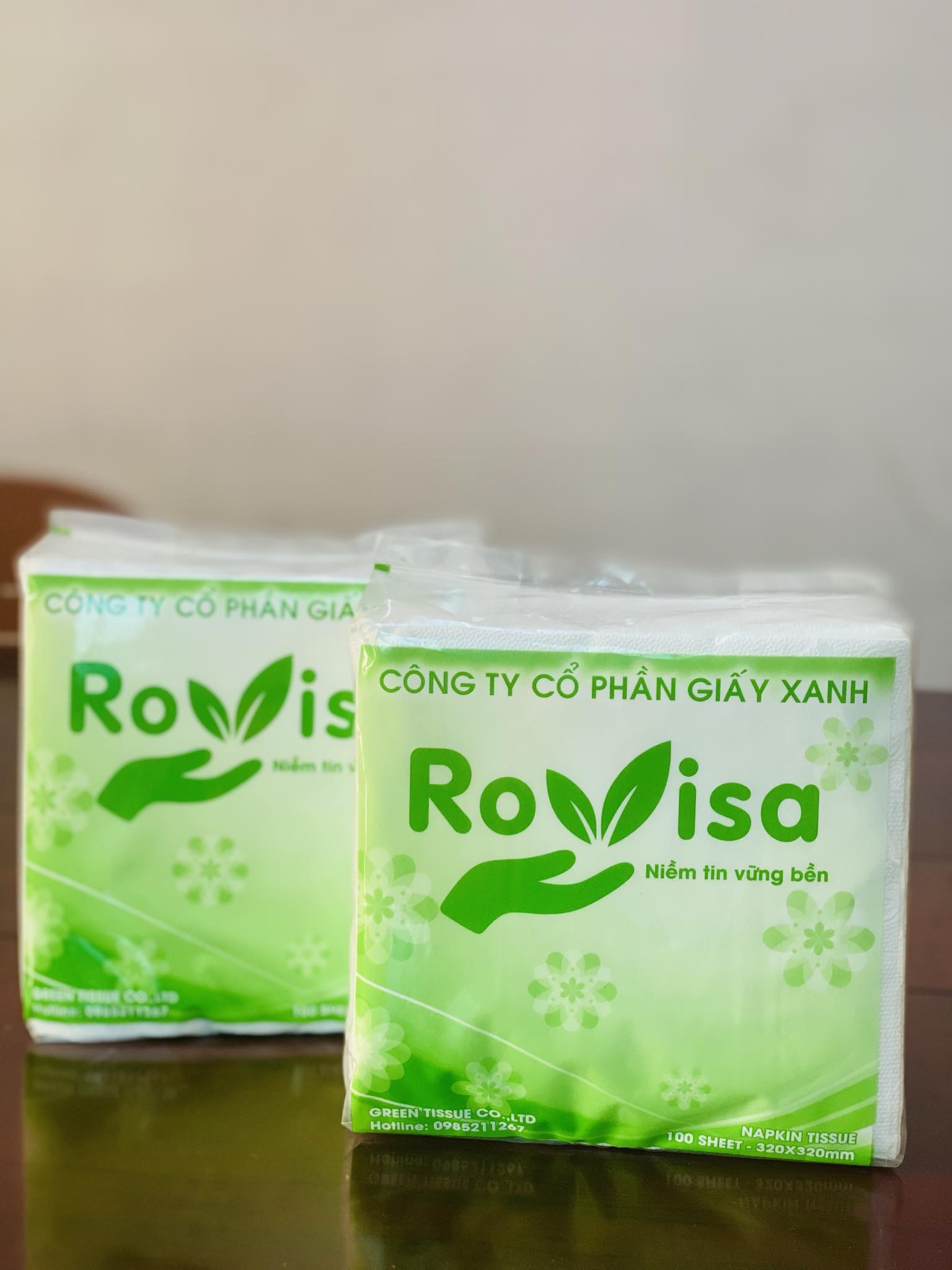 12 gói khăn giấy ăn vuông to siêu mịn siêu dai cao cấp rovisa- 1 gói đủ chuẩn 100 tờ không điêu Giấy Vệ Sinh