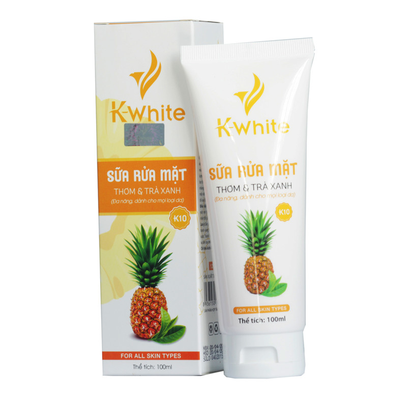 Sữa Rửa Mặt Thơm & Trà Xanh K-White