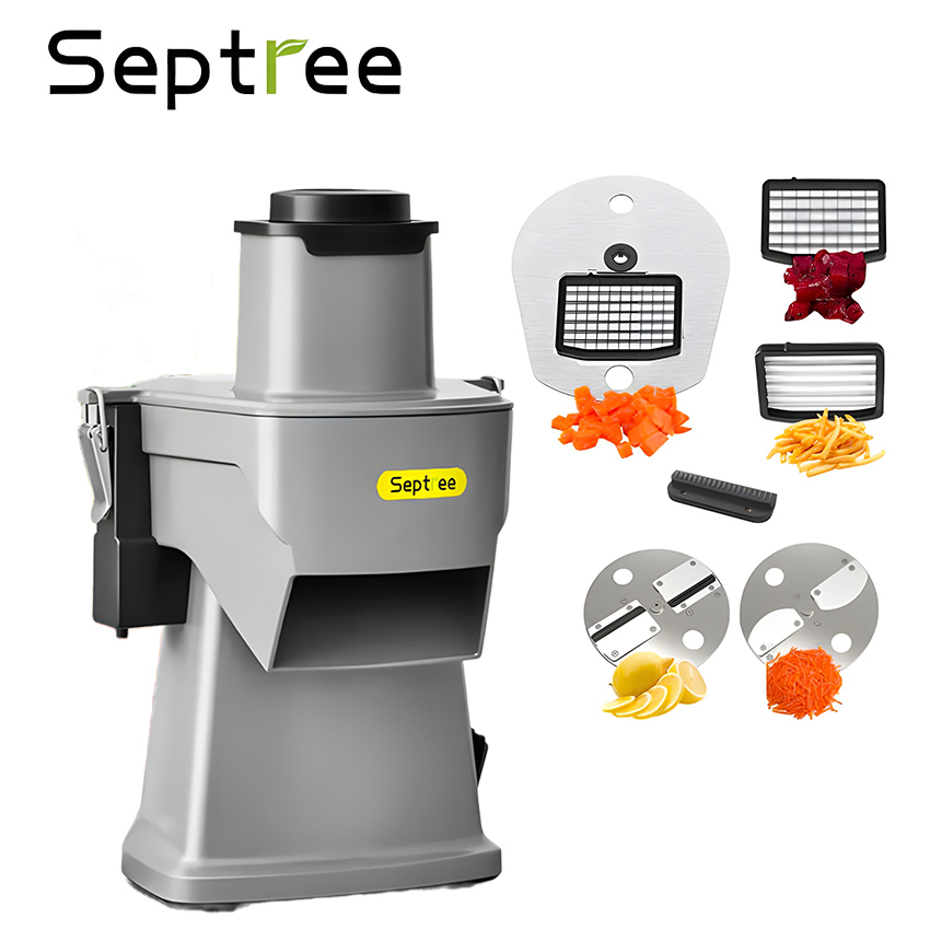 Máy thái rau củ quả đa năng, thái lát, thái sợi, thái hạt lựu thương hiệu Septree GJ817 - Hàng chính hãng