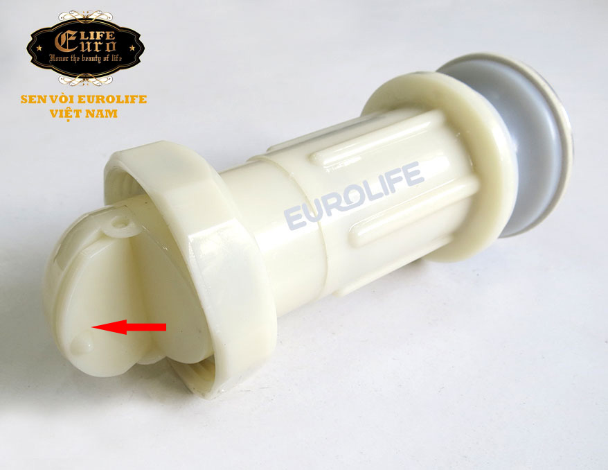Bộ xả nhấn Inox ống lò xo nhựa linh hoạt Eurolife EL-BXN02