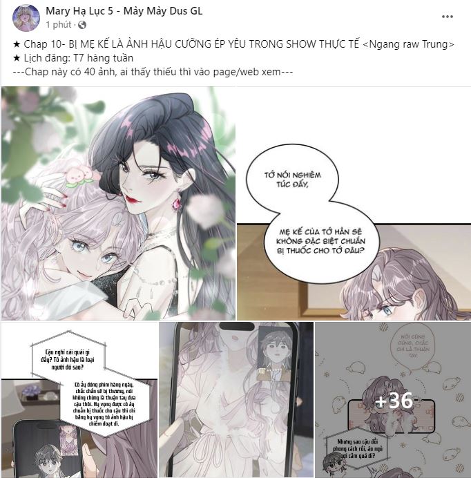bị mẹ kế là ảnh hậu cưỡng ép yêu trong show thực tế chapter 10.1 1