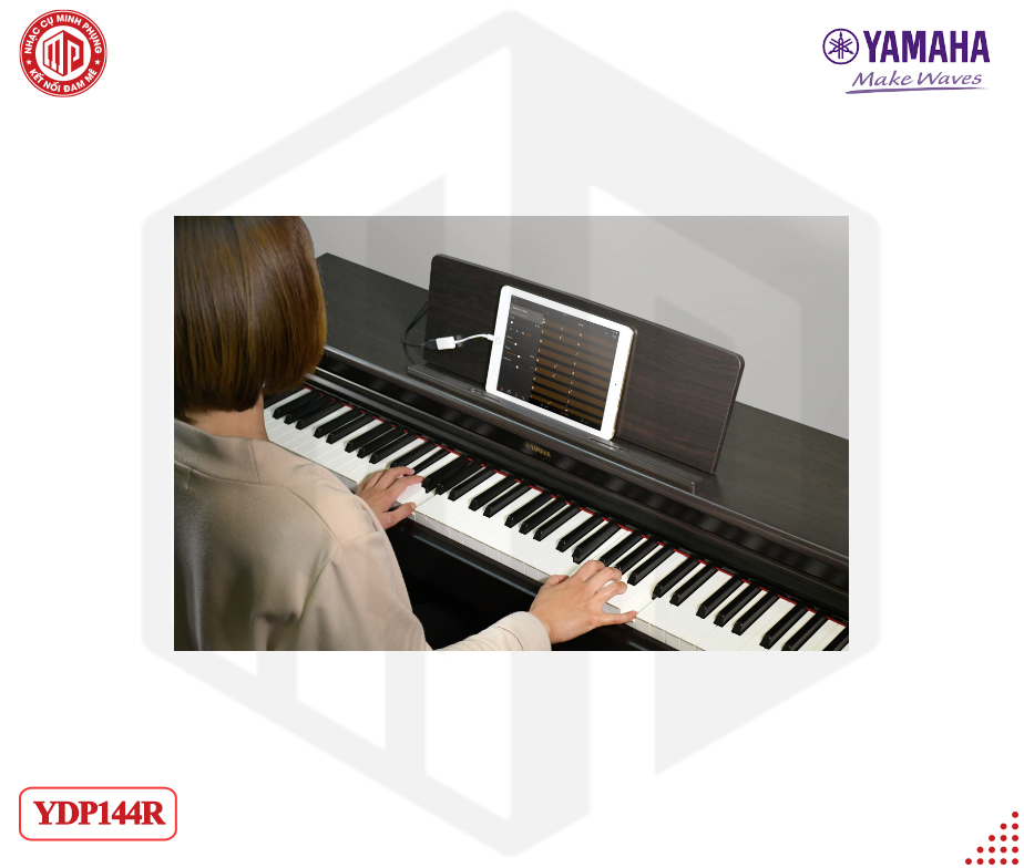 Đàn piano điện cao cấp Yamaha YDP144R - Màu Rosewood - Hàng chính hãng