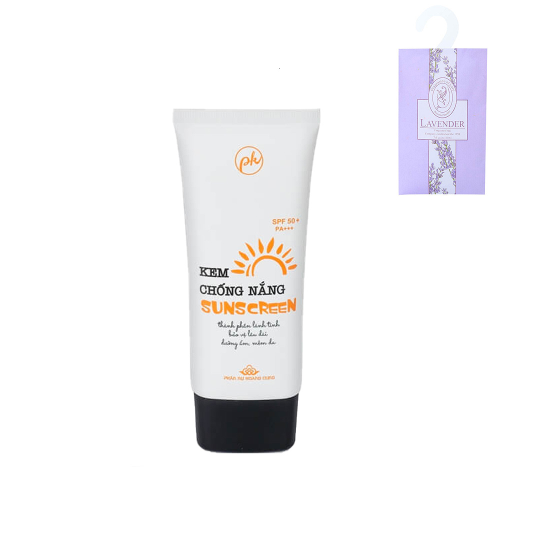 Kem Chống Nắng Hoàn Hảo Nâng Tone Dưỡng Da Sunscreen Phấn Nụ Hoàng Cung Chống Nắng Tối Ưu SPF50+/PA+++ (60ml) Kèm Quà Tặng - Hàng Chính Hãng.