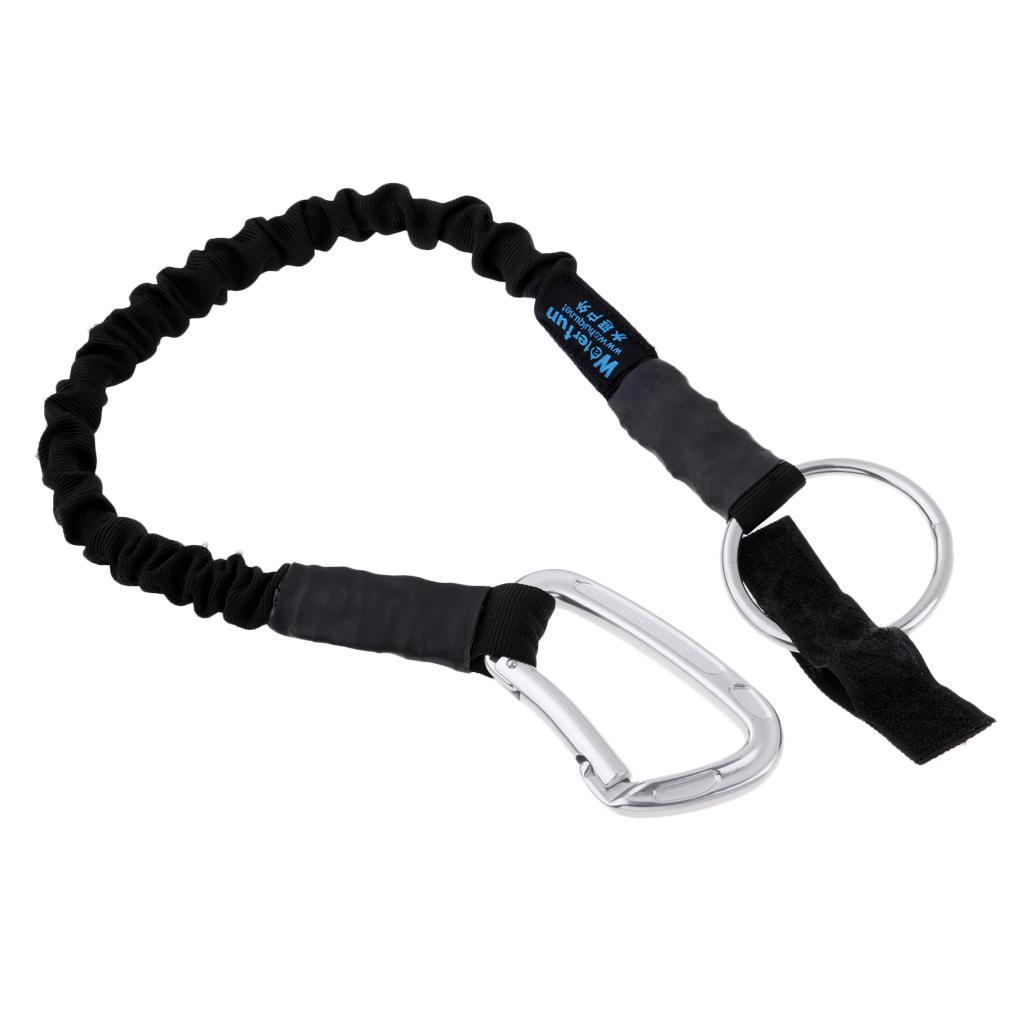 Shock Absorbing Lanyard Fall Arrest Rope w/ Snap Hook 50cm