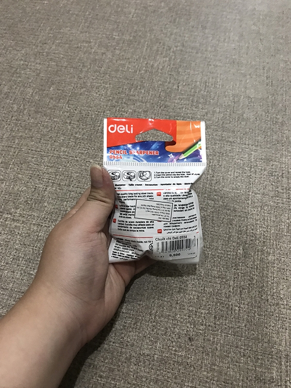 Gọt Bút Chì Mini - Deli 0554 - Xanh Dương