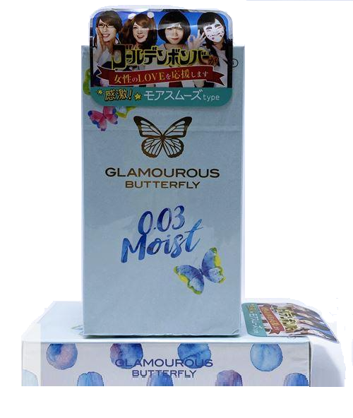 Bao Cao Su 003 Của Nhật Jex Glamourous Butterfly 0.03 Moist - 10s