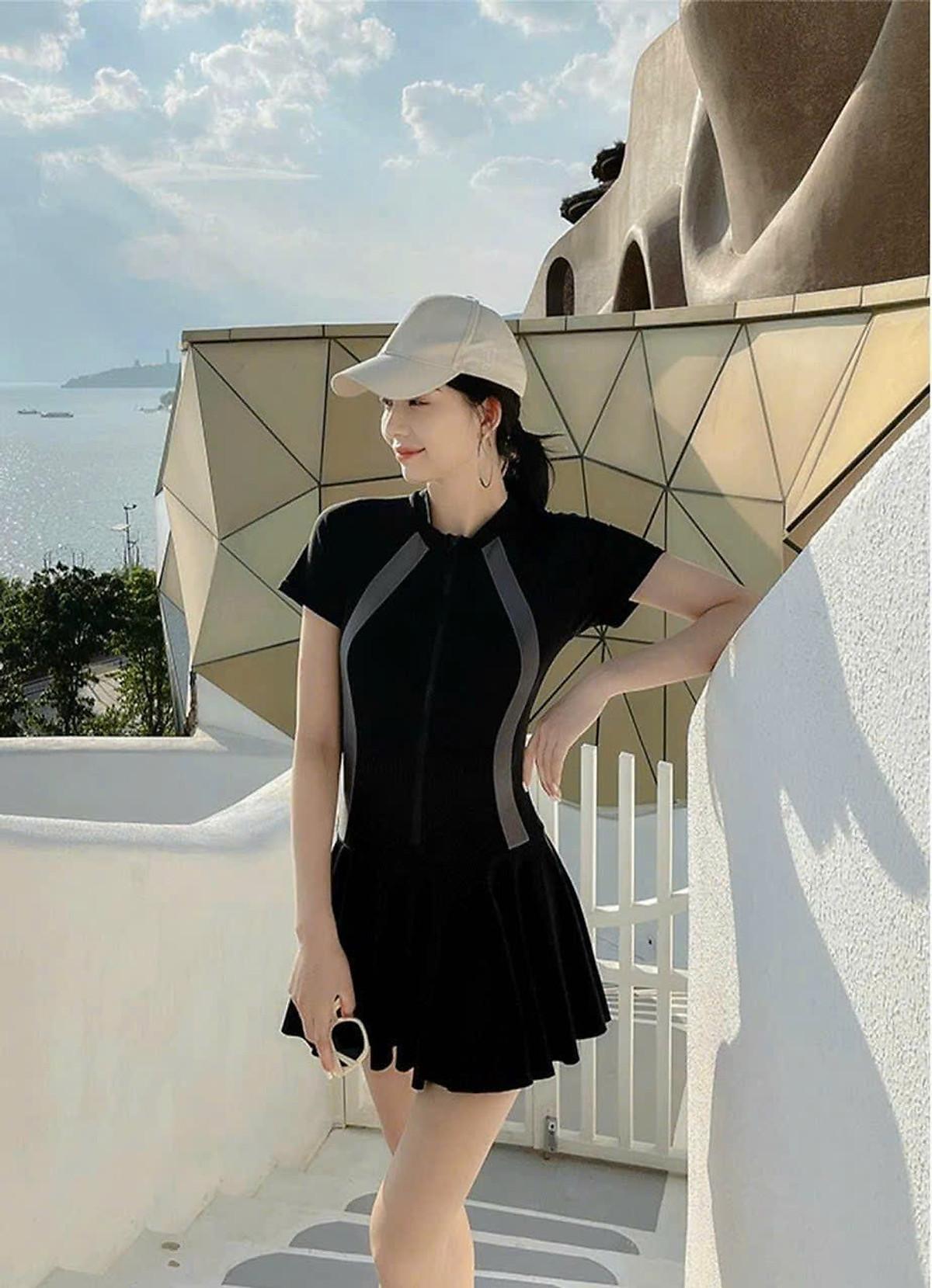 Váy Bơi Liền Nữ  Tập Thể Thao Bơi Lội