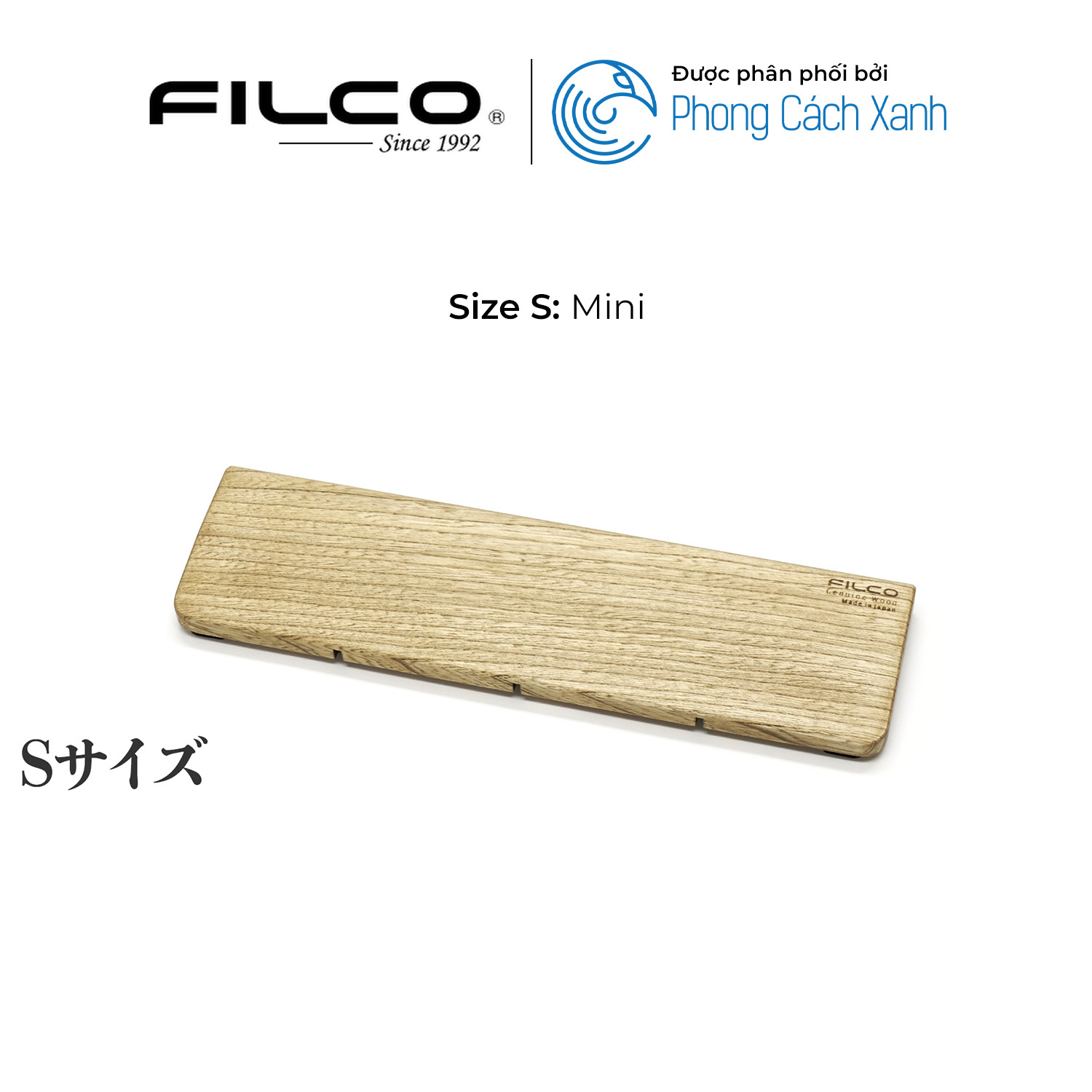 Kê tay bàn phím cơ Filco gỗ Hokkaido - Hàng Chính Hãng