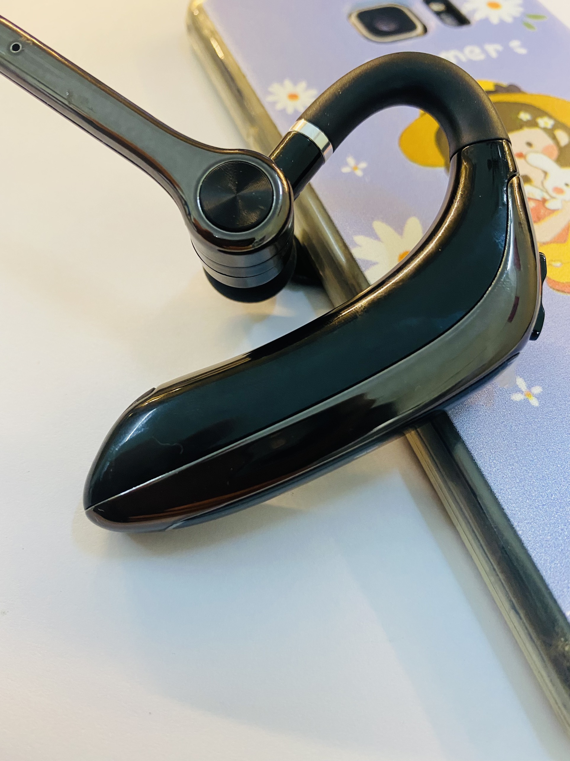 Tai Nghe Bluetooth 1 Bên có Mic Thoại, Led Báo Phần Trăm Pin hàng nhập khẩu