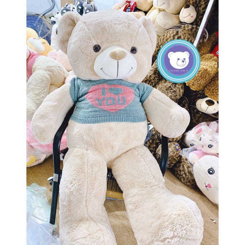 Gấu bông - Gấu teddy mặc áo len - Gấu Bông Hana