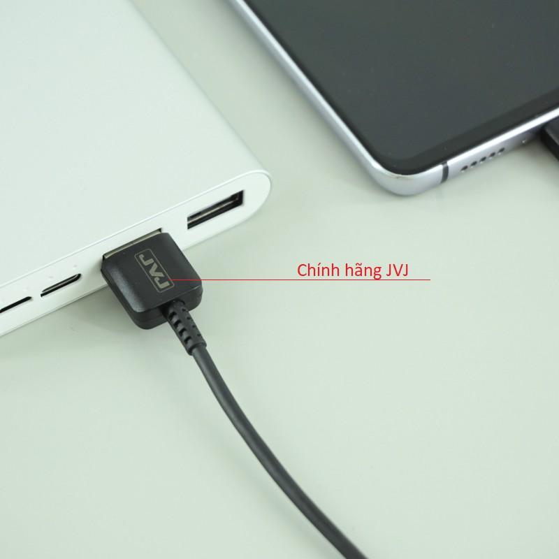 Cáp sạc Type-C 1m JVJ - truyền dữ liệu cổng USB hỗ trợ sạc nhanh, tương thích cho cho các dòng máy cổng Type-C -Hàng chính hãng