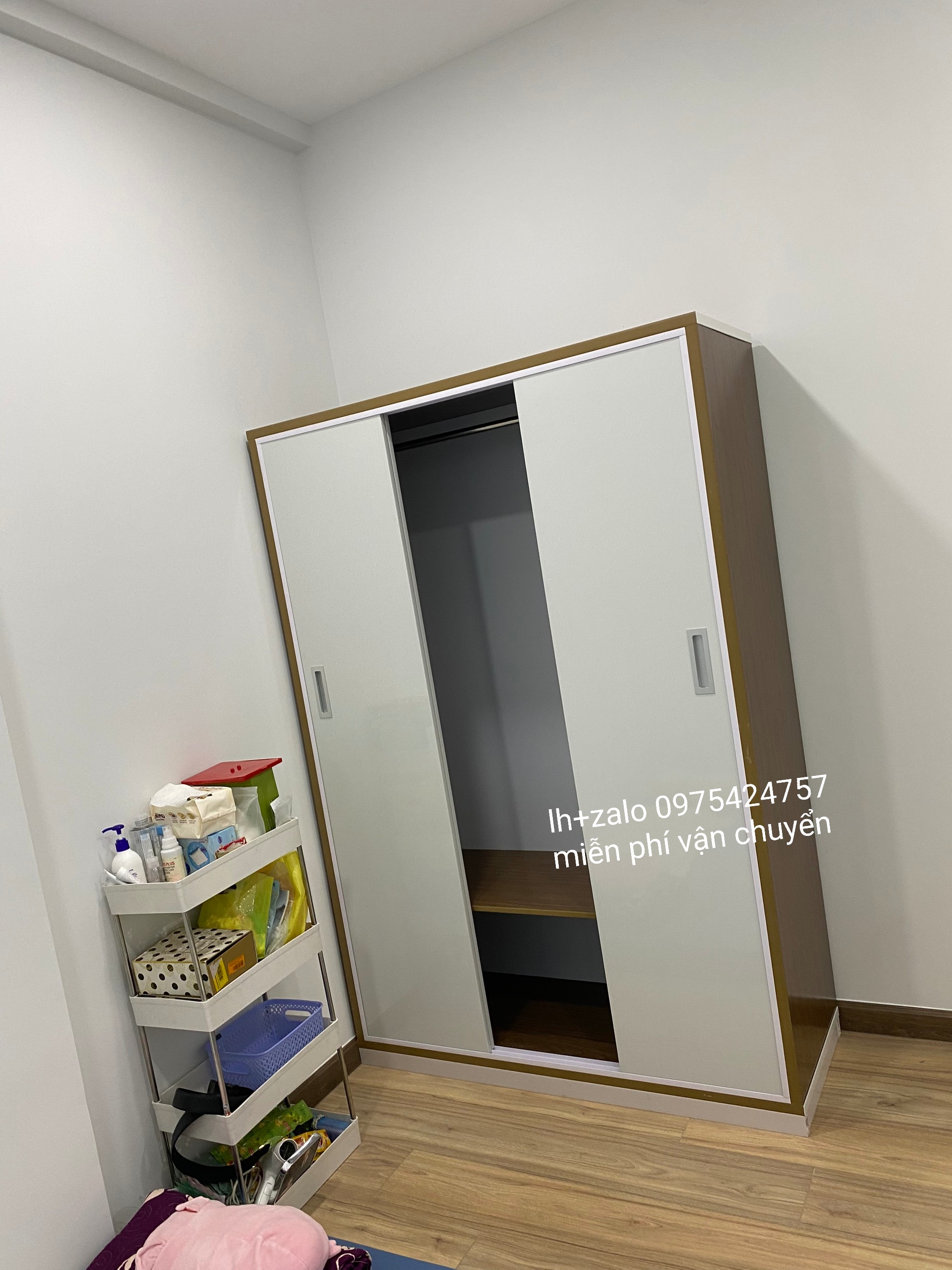 Tủ nhựa đài loan 3 cánh cửa lùa