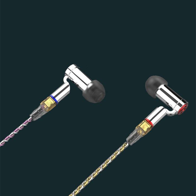 Tai Nghe Nhét Tai Senfer Kp616 Bằng Kim Loại Nano Đường Kính 5mm Có Dây Cáp Tháo Rời