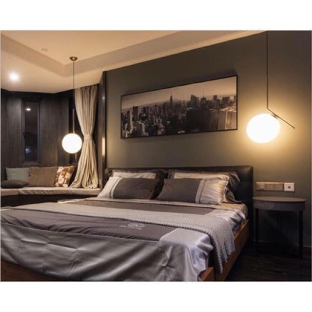 Đèn tường led,đèn phòng ngủ,đèn trang trí, đèn thả hình cầu, đèn gắn tường, đèn trần thả, đèn decor tặng bóng led