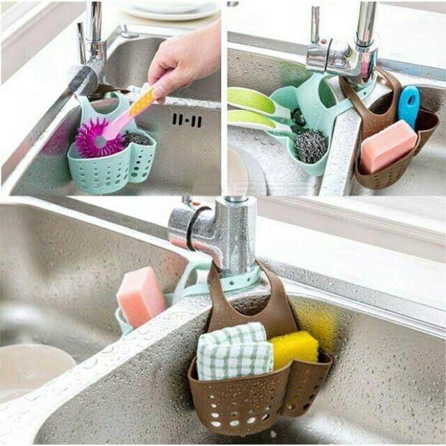 Giỏ cài vòi rửa bát silicon.