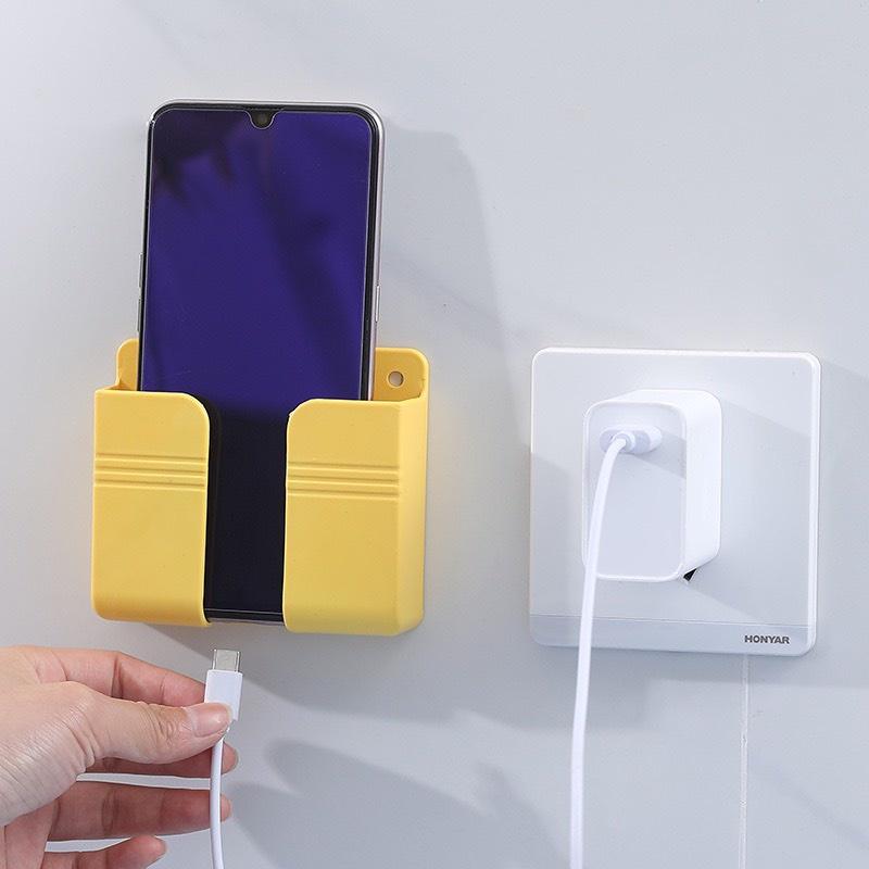 Giá Để Điện Thoại Dán Tường - Khay đỡ sạc điện thoại đựng remote tiện lợi 88245 KHO SỈ GIÁ GỐC