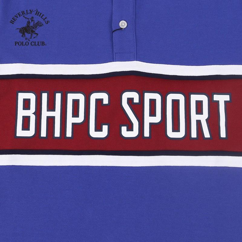 Áo polo ngắn tay Nam Beverly Hills Polo Club Regularfit 100% cotton Xanh PMRSS20TL098