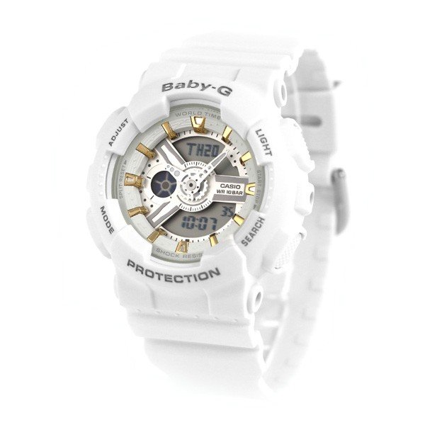 Đồng hồ nữ dây nhựa Casio Baby-G chính hãng BA-110GA-7A1DR (43mm)