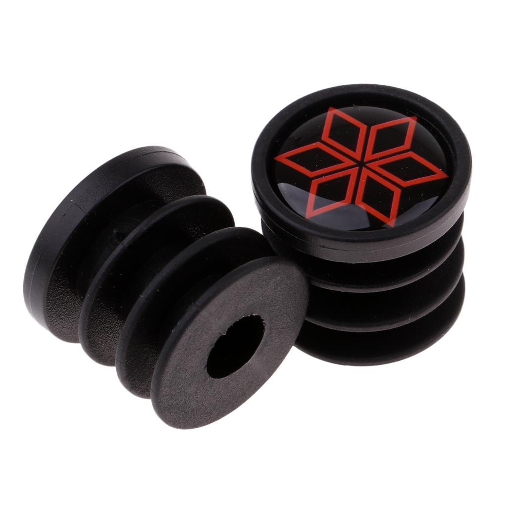 1 Pair Print Pattern Road Bike Handlebar  with 2  -