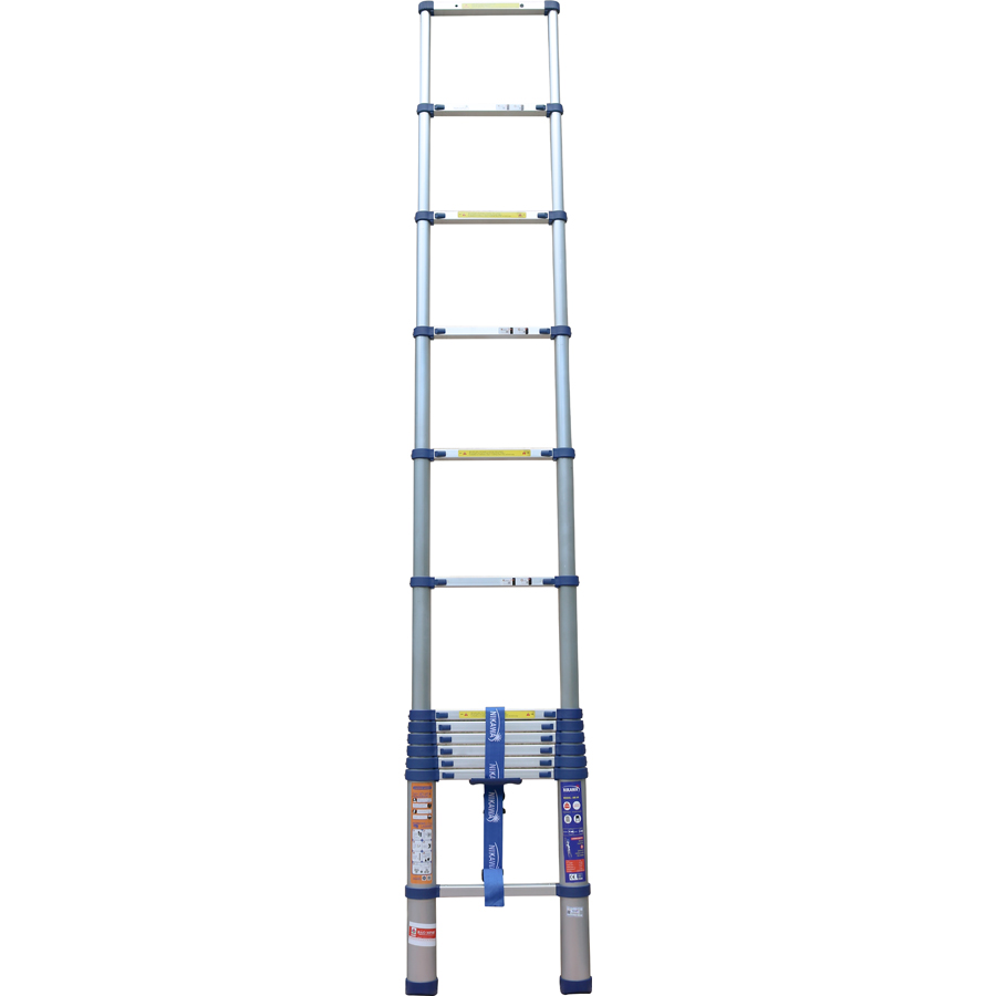 Thang Nhôm Rút đơn Nikawa NK-38 - 13 Bậc - 3.8 Mét - Màu Xanh
